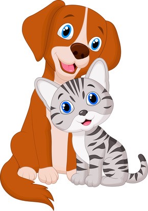 cat dog cartoon